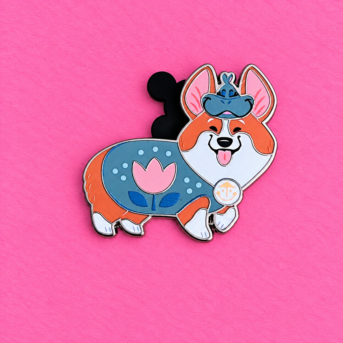 Limited Release Halloween Cats and Dogs Pin - It’s A Small World Corgi