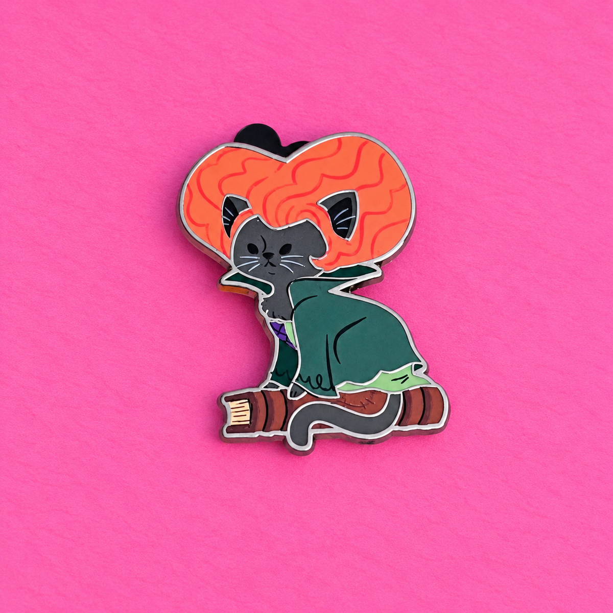 Limited Release Halloween Cats and Dogs Pin - Winifred Cat