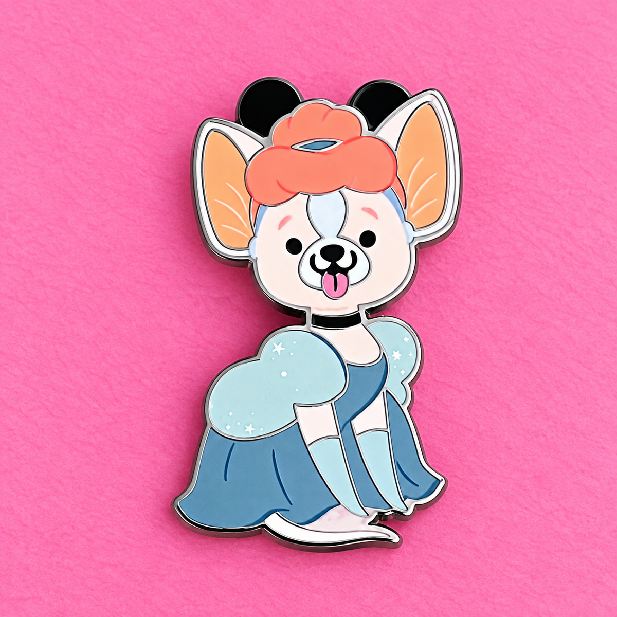 Limited Release Halloween Cats and Dogs Pin - Cinderella Chihuahua